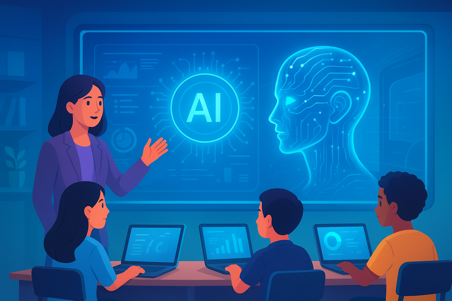 نقش هوش مصنوعی در آموزش: از یادگیری شخصی‌سازی‌شده تا آینده کلاس‌های هوشمند