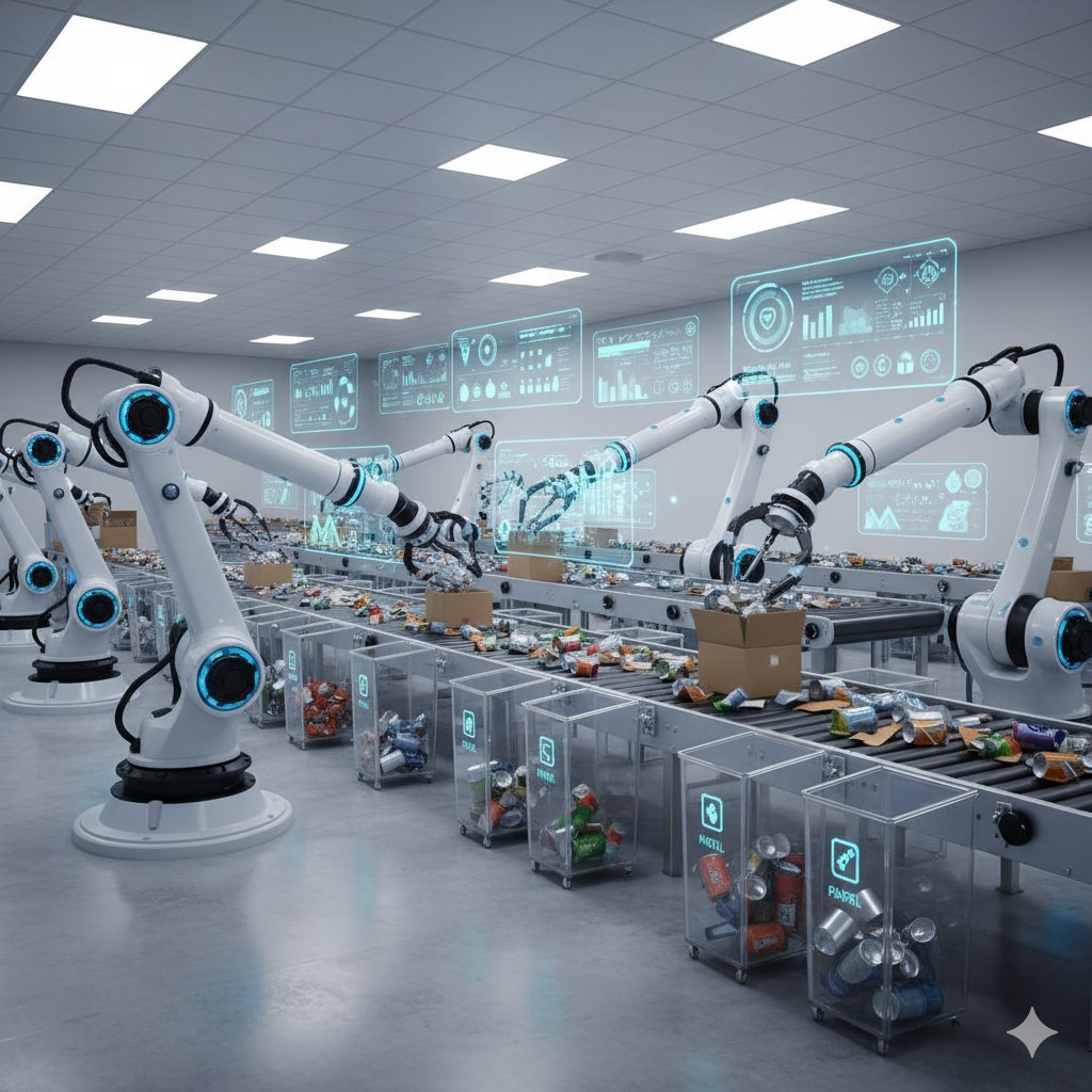 هوش مصنوعی در مدیریت پسماند و بازیافت: تحولی سبز در صنعت بازیافت