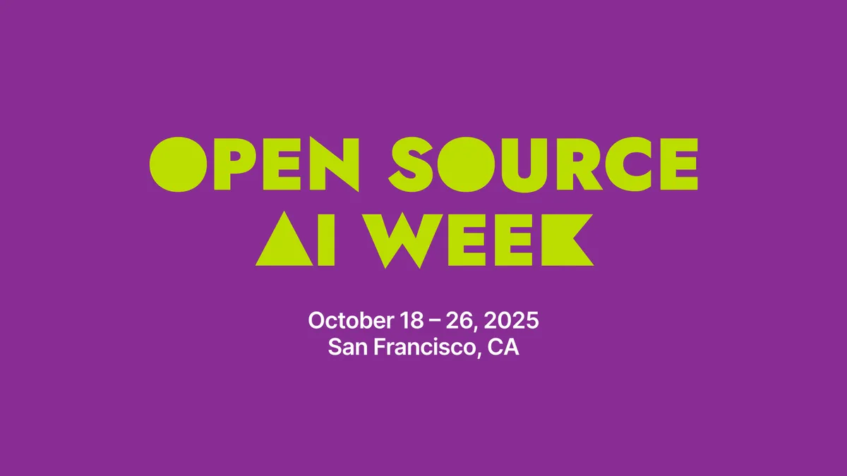 هوش مصنوعی متن‌باز در Open Source AI Week سان‌فرانسیسکو ۲۰۲۵